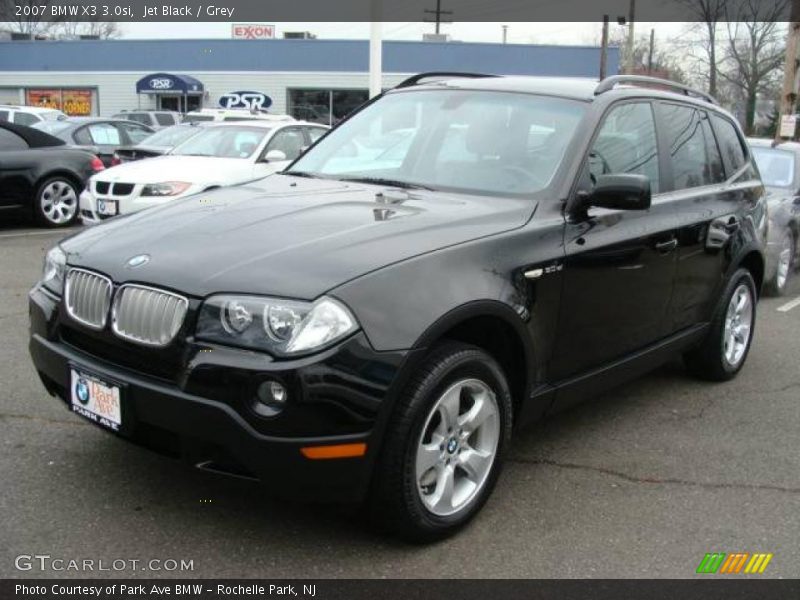 Jet Black / Grey 2007 BMW X3 3.0si