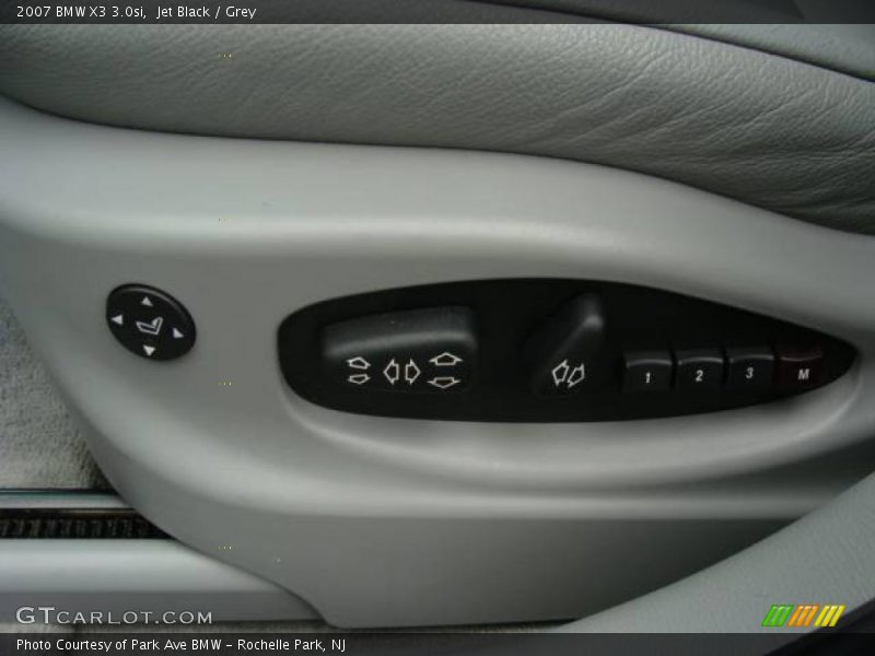Jet Black / Grey 2007 BMW X3 3.0si