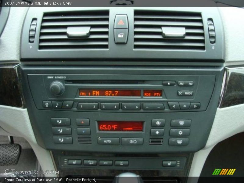 Jet Black / Grey 2007 BMW X3 3.0si