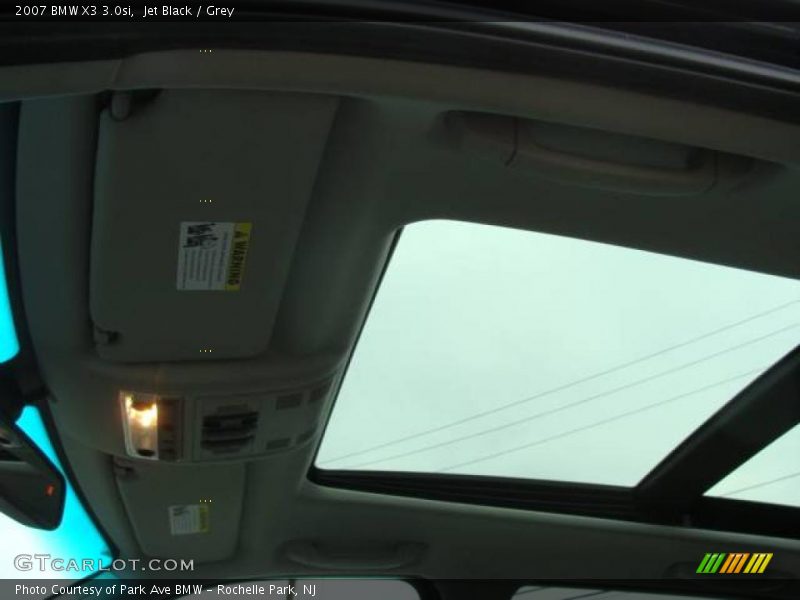 Jet Black / Grey 2007 BMW X3 3.0si