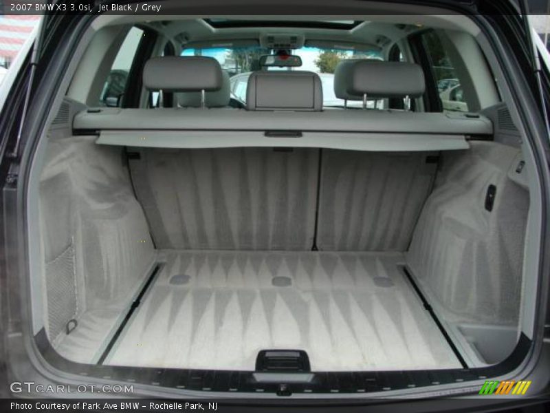 Jet Black / Grey 2007 BMW X3 3.0si