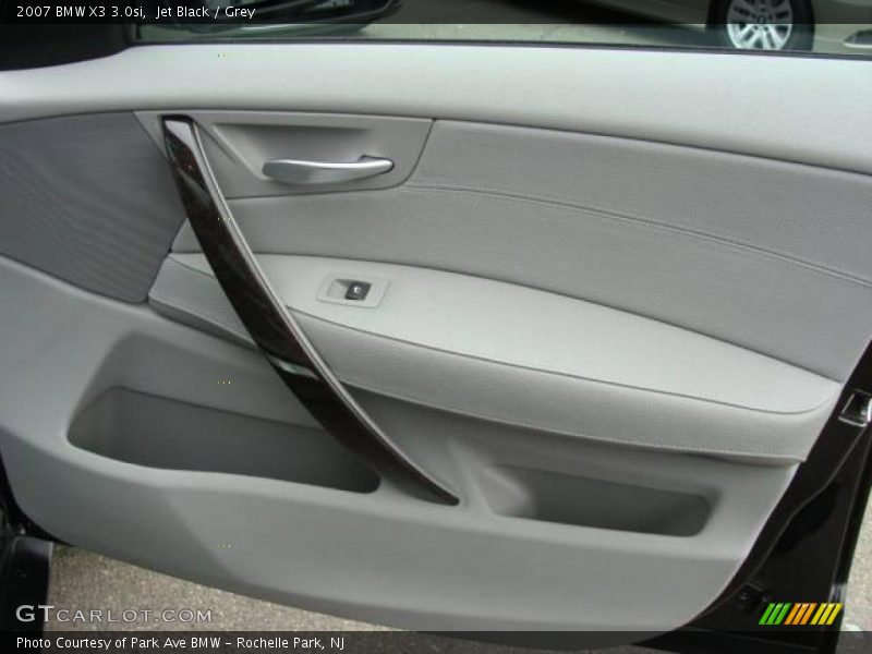 Jet Black / Grey 2007 BMW X3 3.0si