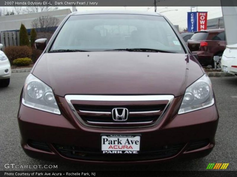Dark Cherry Pearl / Ivory 2007 Honda Odyssey EX-L