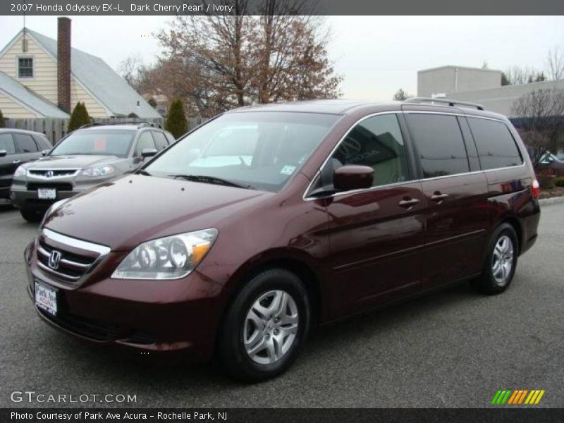Dark Cherry Pearl / Ivory 2007 Honda Odyssey EX-L