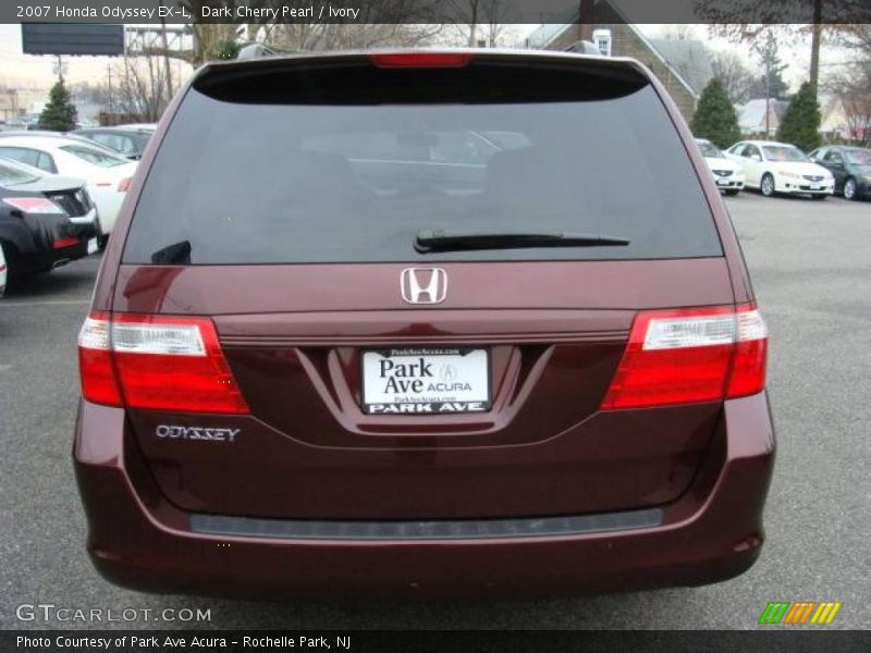 Dark Cherry Pearl / Ivory 2007 Honda Odyssey EX-L