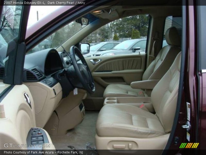 Dark Cherry Pearl / Ivory 2007 Honda Odyssey EX-L