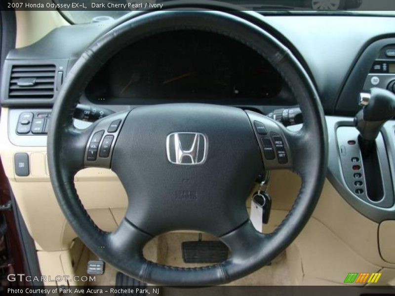 Dark Cherry Pearl / Ivory 2007 Honda Odyssey EX-L