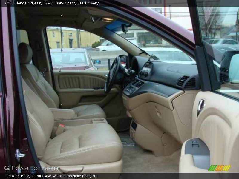 Dark Cherry Pearl / Ivory 2007 Honda Odyssey EX-L
