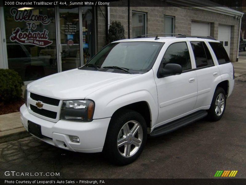 Summit White / Ebony 2008 Chevrolet TrailBlazer LT 4x4