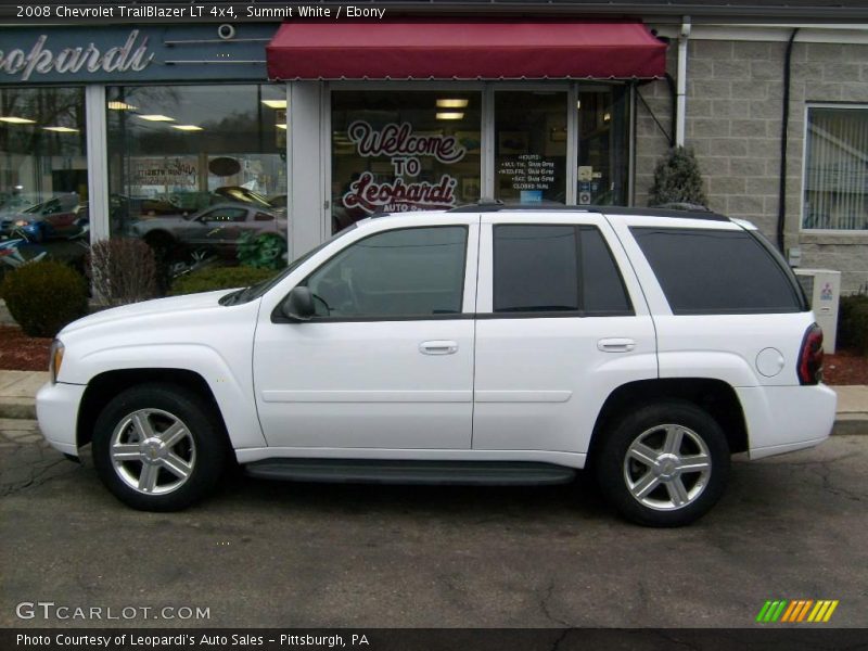 Summit White / Ebony 2008 Chevrolet TrailBlazer LT 4x4