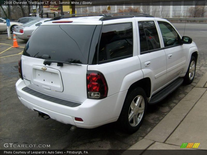 Summit White / Ebony 2008 Chevrolet TrailBlazer LT 4x4