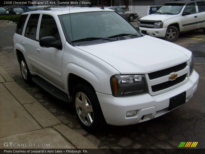 Summit White / Ebony 2008 Chevrolet TrailBlazer LT 4x4