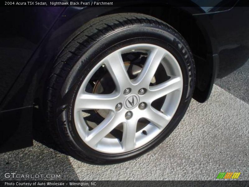 Nighthawk Black Pearl / Parchment 2004 Acura TSX Sedan