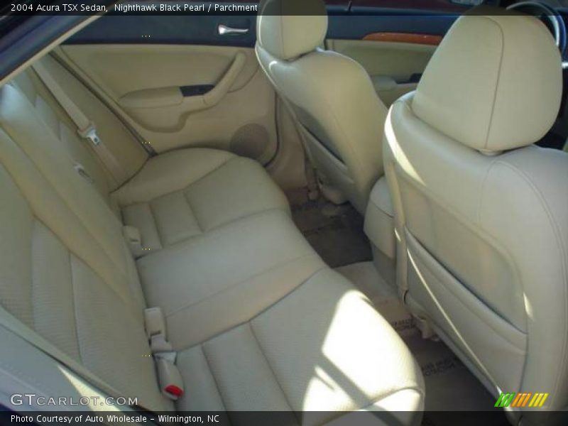 Nighthawk Black Pearl / Parchment 2004 Acura TSX Sedan