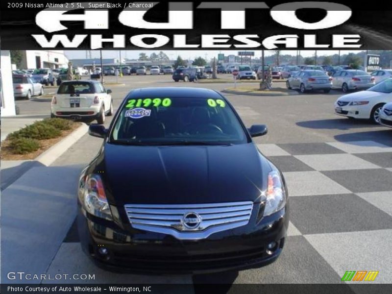 Super Black / Charcoal 2009 Nissan Altima 2.5 SL