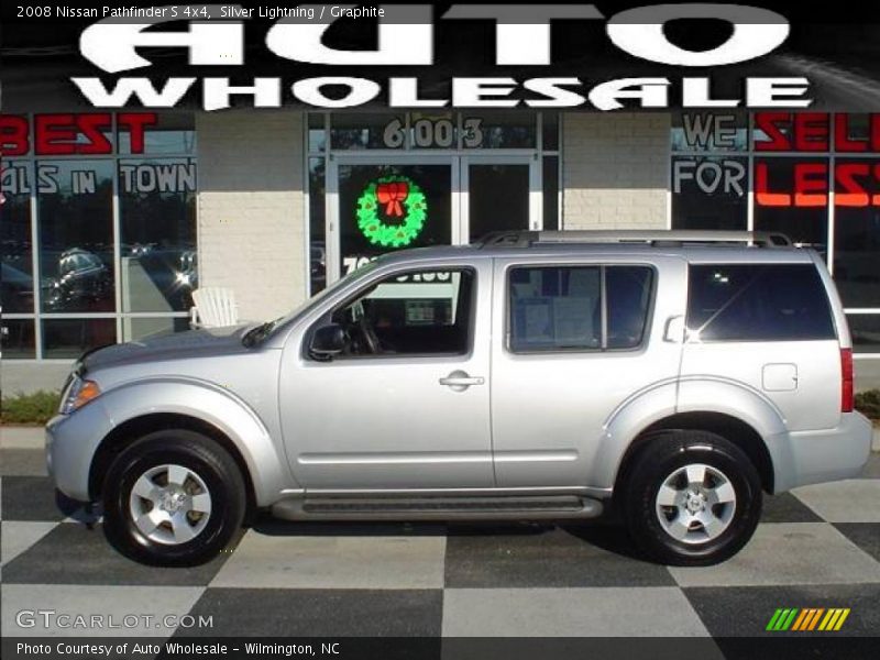 Silver Lightning / Graphite 2008 Nissan Pathfinder S 4x4