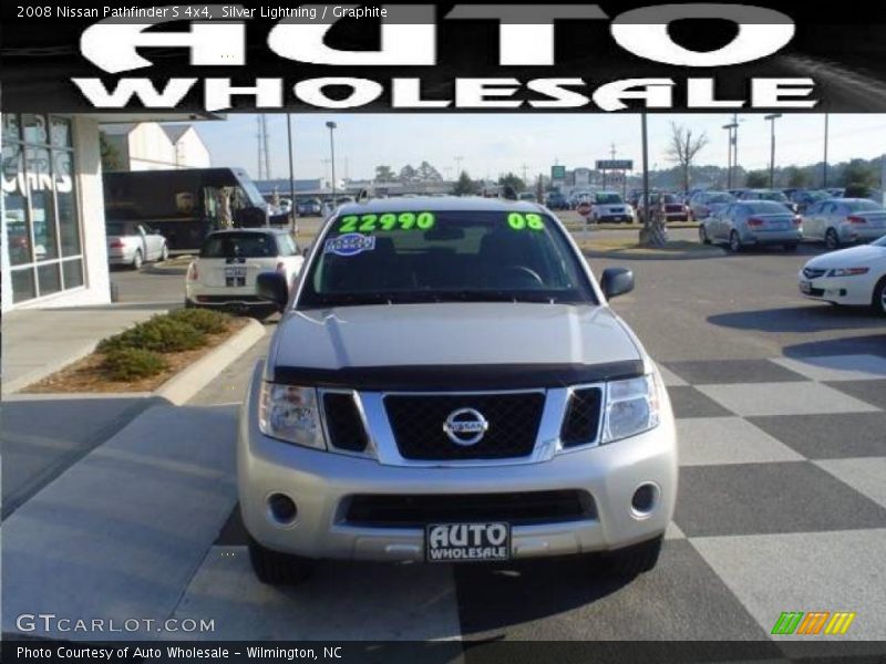 Silver Lightning / Graphite 2008 Nissan Pathfinder S 4x4