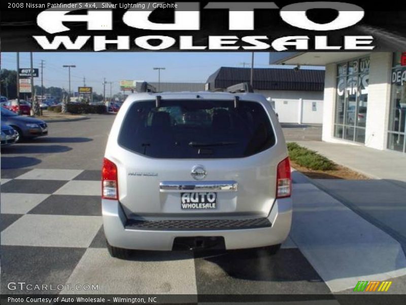 Silver Lightning / Graphite 2008 Nissan Pathfinder S 4x4