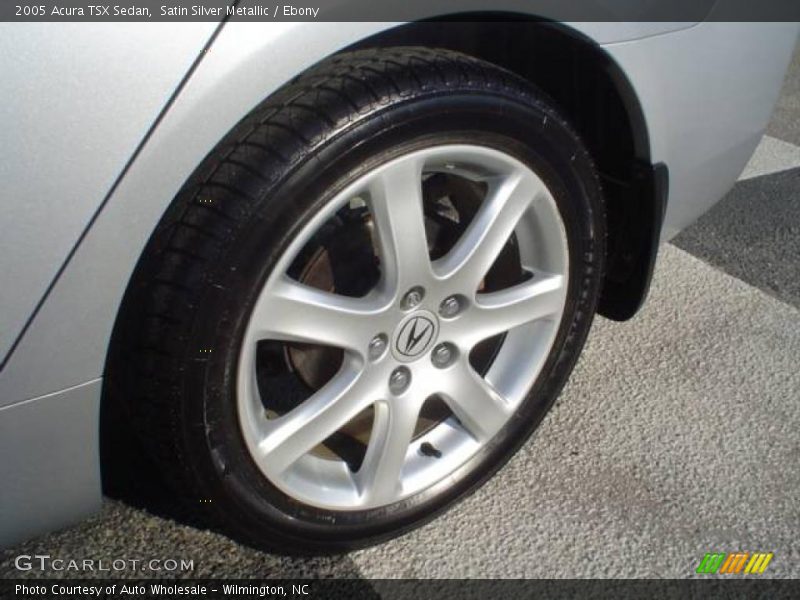 Satin Silver Metallic / Ebony 2005 Acura TSX Sedan