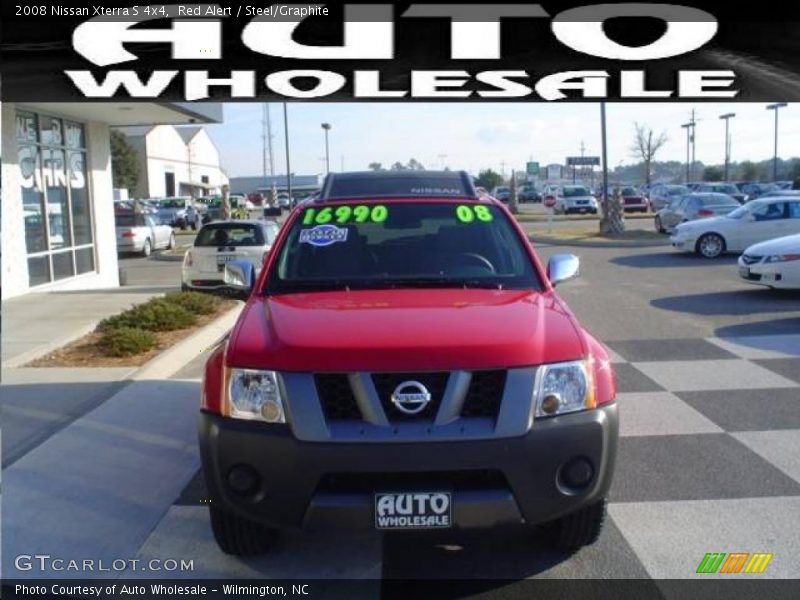 Red Alert / Steel/Graphite 2008 Nissan Xterra S 4x4