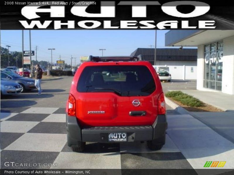 Red Alert / Steel/Graphite 2008 Nissan Xterra S 4x4