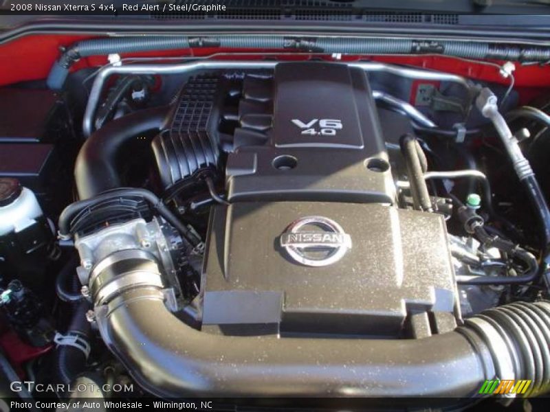 Red Alert / Steel/Graphite 2008 Nissan Xterra S 4x4