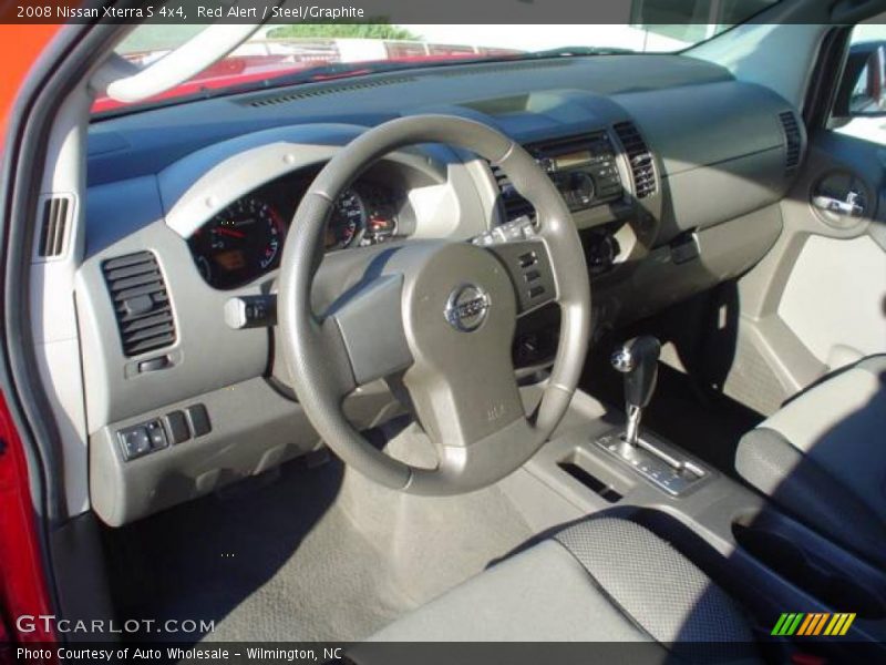 Red Alert / Steel/Graphite 2008 Nissan Xterra S 4x4