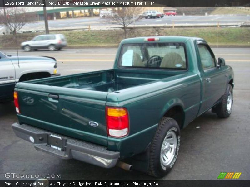 Amazon Green Metallic / Medium Prairie Tan 1999 Ford Ranger XLT Regular Cab