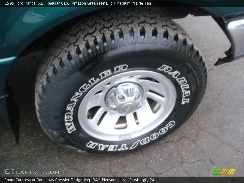 Amazon Green Metallic / Medium Prairie Tan 1999 Ford Ranger XLT Regular Cab