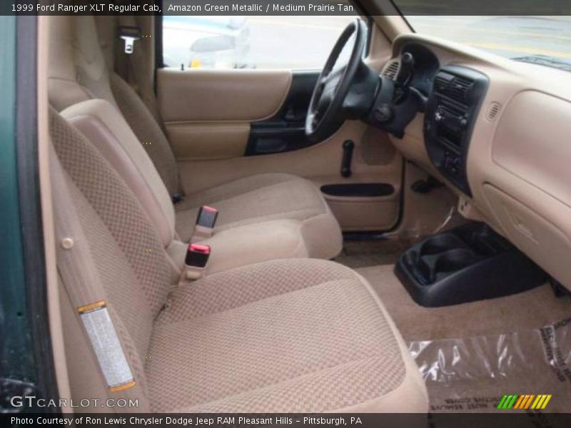 Amazon Green Metallic / Medium Prairie Tan 1999 Ford Ranger XLT Regular Cab