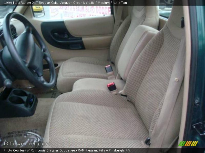 Amazon Green Metallic / Medium Prairie Tan 1999 Ford Ranger XLT Regular Cab
