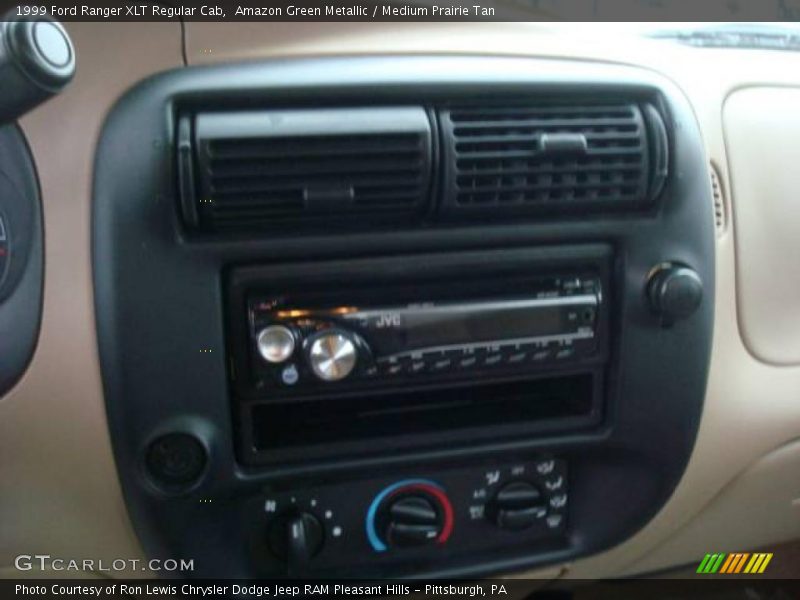 Amazon Green Metallic / Medium Prairie Tan 1999 Ford Ranger XLT Regular Cab