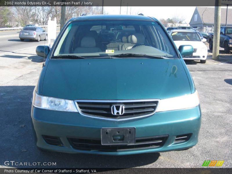 Evergreen Pearl / Ivory 2002 Honda Odyssey EX-L