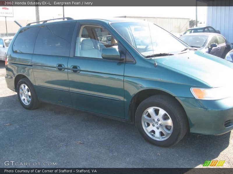 Evergreen Pearl / Ivory 2002 Honda Odyssey EX-L