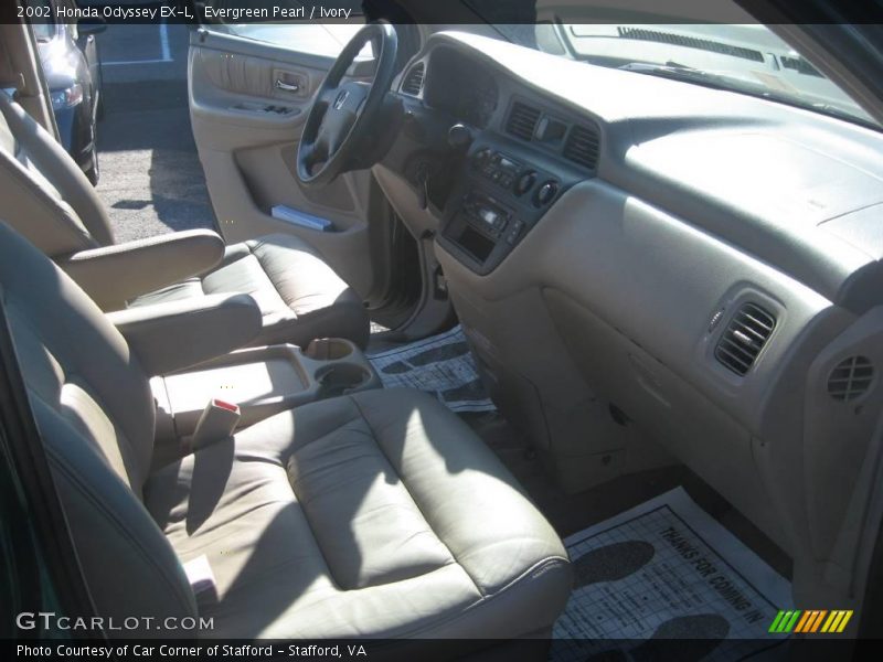 Evergreen Pearl / Ivory 2002 Honda Odyssey EX-L
