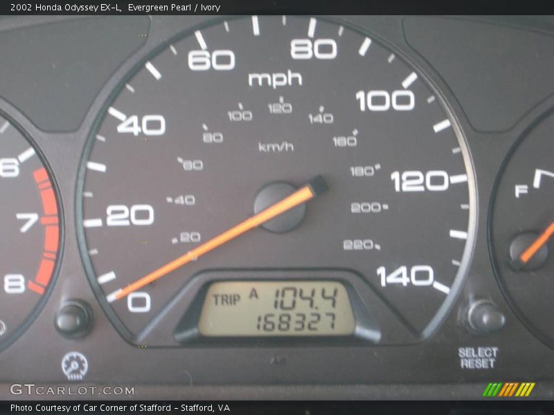 Evergreen Pearl / Ivory 2002 Honda Odyssey EX-L