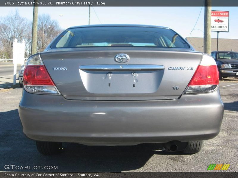 Phantom Gray Pearl / Taupe 2006 Toyota Camry XLE V6