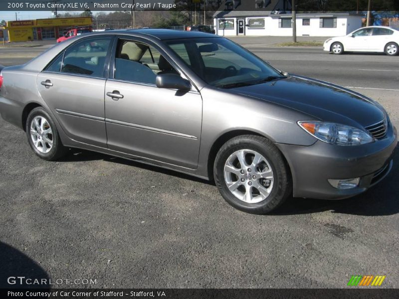 Phantom Gray Pearl / Taupe 2006 Toyota Camry XLE V6