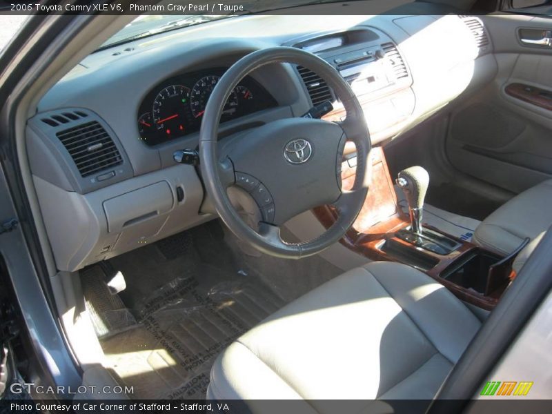 Phantom Gray Pearl / Taupe 2006 Toyota Camry XLE V6