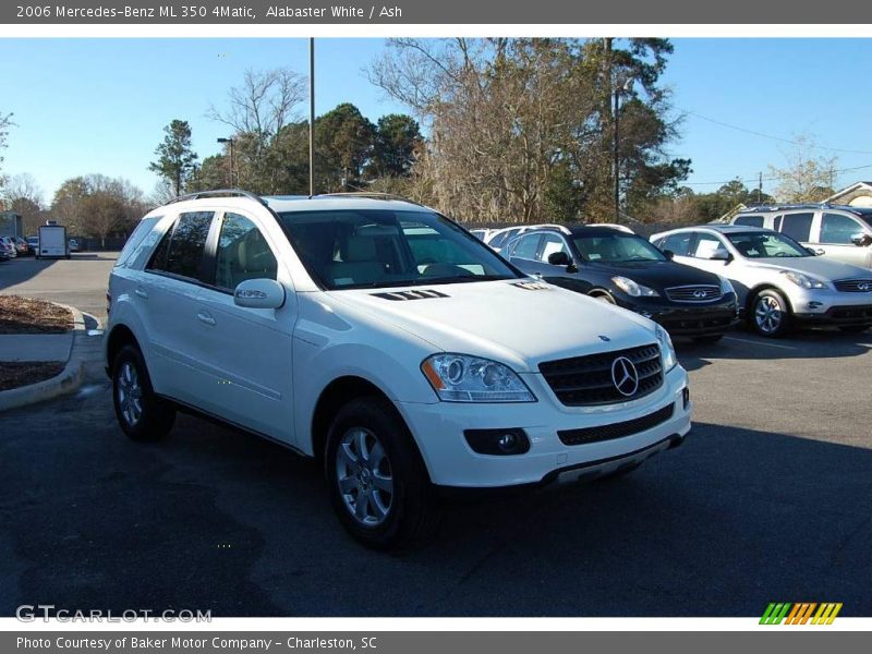 Alabaster White / Ash 2006 Mercedes-Benz ML 350 4Matic