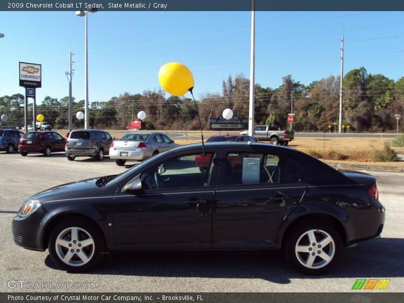 Slate Metallic / Gray 2009 Chevrolet Cobalt LT Sedan