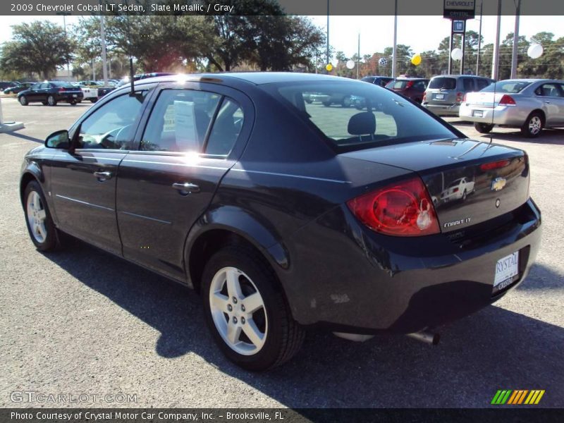 Slate Metallic / Gray 2009 Chevrolet Cobalt LT Sedan
