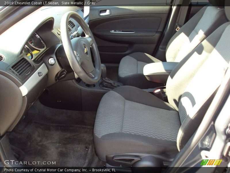 Slate Metallic / Gray 2009 Chevrolet Cobalt LT Sedan