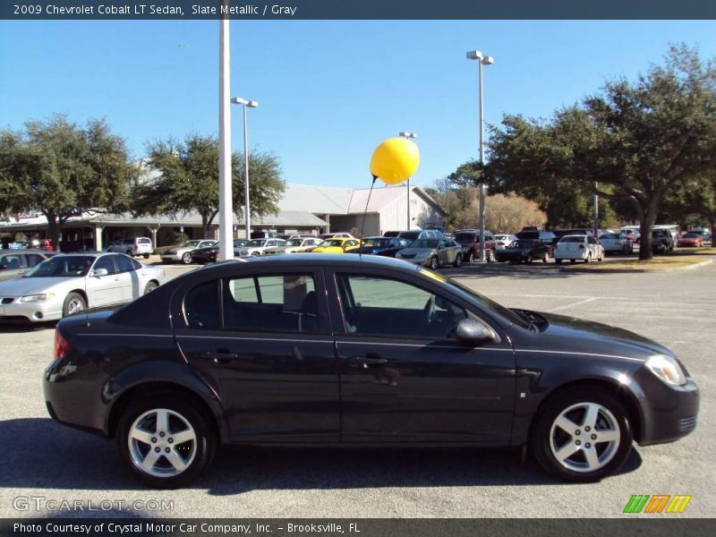 Slate Metallic / Gray 2009 Chevrolet Cobalt LT Sedan