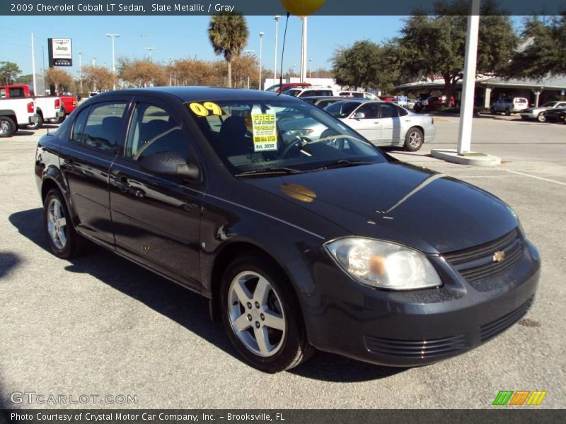 Slate Metallic / Gray 2009 Chevrolet Cobalt LT Sedan