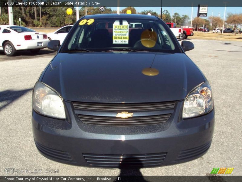 Slate Metallic / Gray 2009 Chevrolet Cobalt LT Sedan