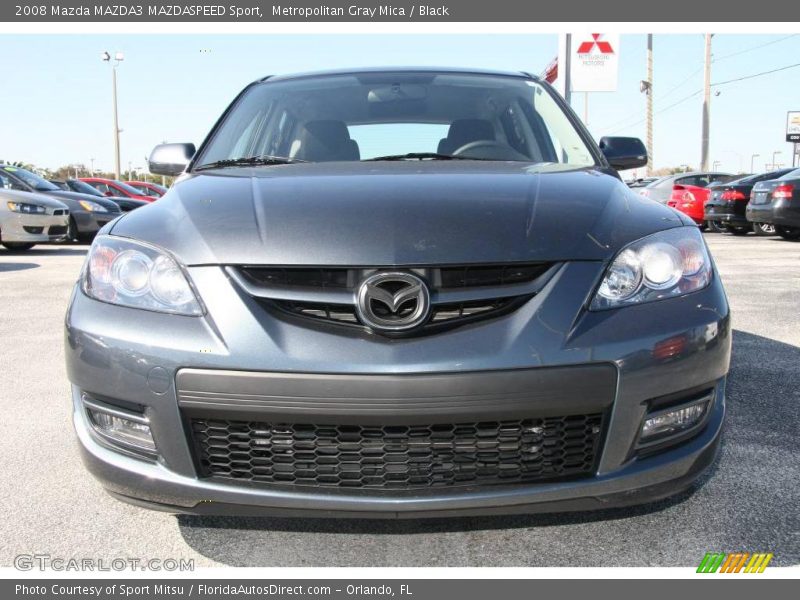 Metropolitan Gray Mica / Black 2008 Mazda MAZDA3 MAZDASPEED Sport