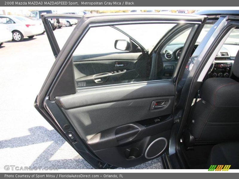 Metropolitan Gray Mica / Black 2008 Mazda MAZDA3 MAZDASPEED Sport