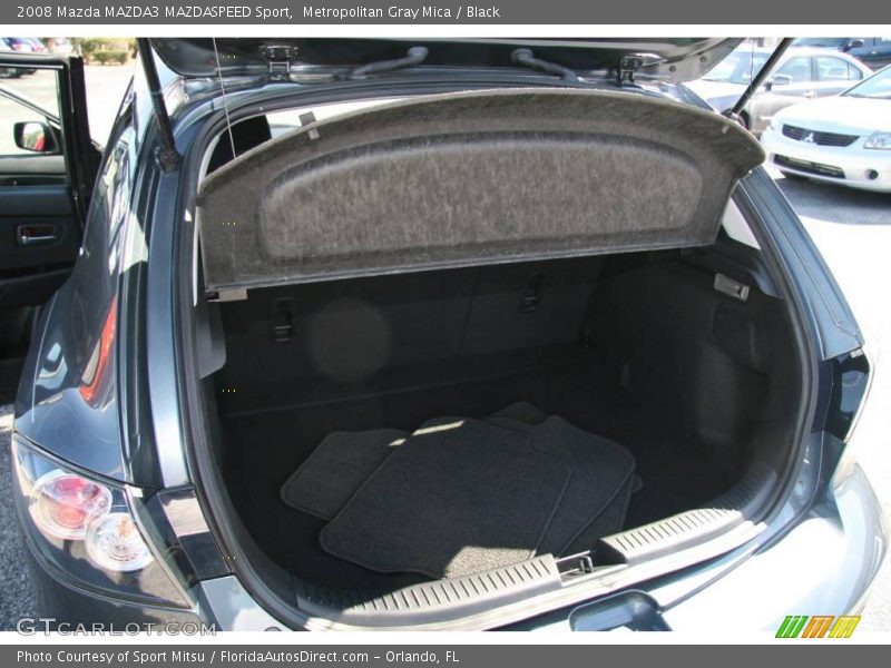 Metropolitan Gray Mica / Black 2008 Mazda MAZDA3 MAZDASPEED Sport