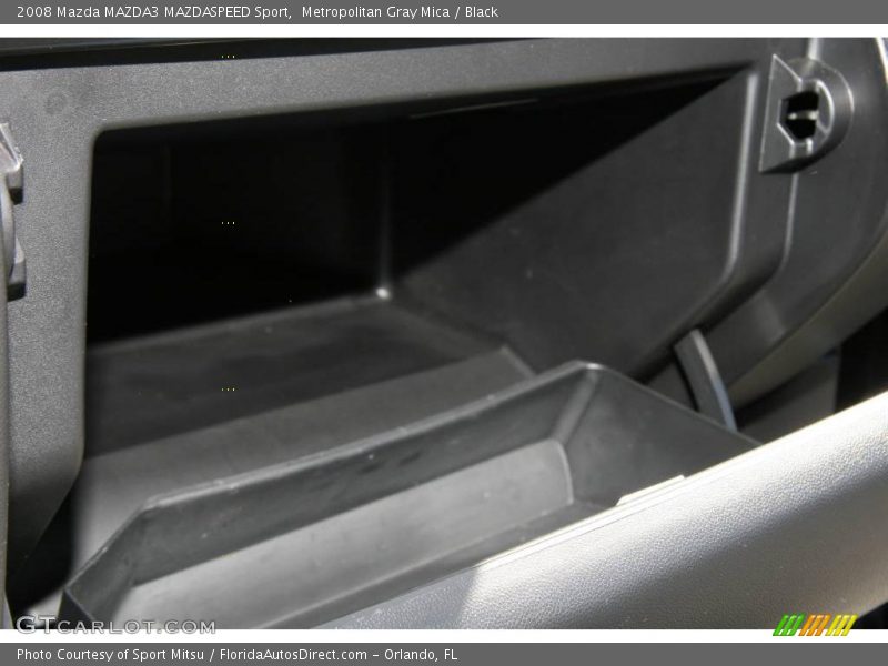 Metropolitan Gray Mica / Black 2008 Mazda MAZDA3 MAZDASPEED Sport